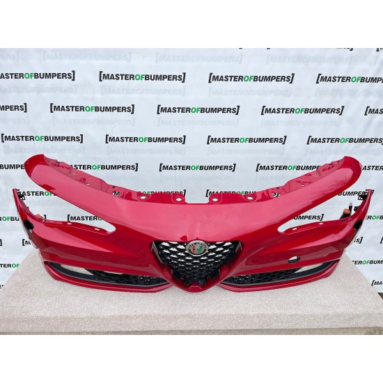Alfa Romeo Giulia Quadrofoglio 2016-2022 Front Bumper Pdc + Jets Genuine [p800]