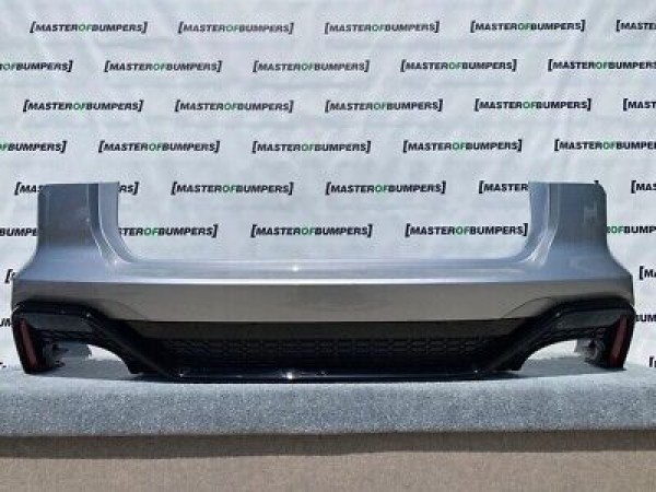 Audi Rs6 C8 Avant 2020-on Rear Bumper In Silver W/ Diffuser No Pdc Genuine [a672 Audi Rs6 C8 Avant 2020-on Rear Bumper In Silver W/ Diffuser No Pdc Genuine [a672