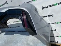 Audi Rs6 C8 Avant 2020-on Rear Bumper In Silver W/ Diffuser No Pdc Genuine [a672 Audi Rs6 C8 Avant 2020-on Rear Bumper In Silver W/ Diffuser No Pdc Genuine [a672