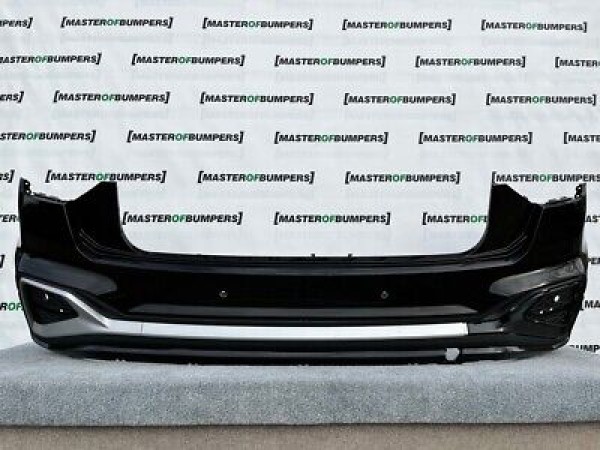 Audi Q2 S Line Face Lift 2021-on Rear Bumper Black 4 Pdc Genuine [a952]