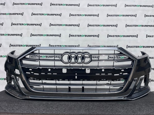 Audi A8 S Line S8 Mk4 Lift Saloon 2021-2024 Front Bumper 6 Pdc Genuine [a12]