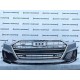 Audi S7 A7 S Line Mk2 2018-on Front Bumper In Silver With Grill Genuine [a508]