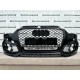 Audi A3 S Line S3 Saloon Cabrio 2012-15 Front Bumper 4 Pdc + Jets Genuine [a415]
