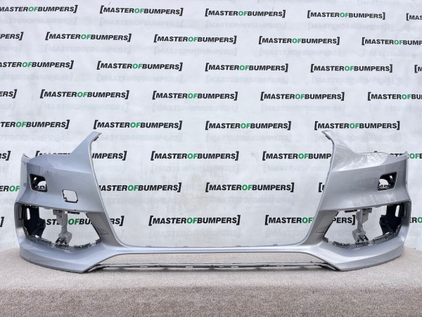 Audi S3 Saloon Cabrio 2012-2015 Front Bumper Silver No Pdc Genuine [a751]