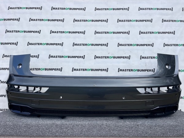 Audi Q5 S Line Sq5 Mk 2017-2020 Rear Bumper W/ Diffuser 4 Pdc Genuine [a866]