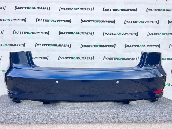 Audi A3 Sport Saloon Only 4 Door 2016-2019 Rear Bumper 4 Pdc Genuine [a940]