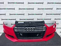 Audi A1 S-line Hatchback Lift 2015-2018 Front Bumper No Pdc Jets Genuine [a2]