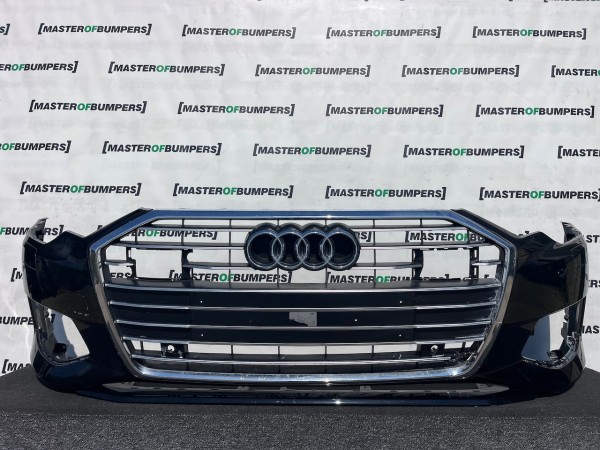 Audi A6 Se C8 Avant Saloon 2019-2023 Front Bumper 6 Pdc Genuine [a28]