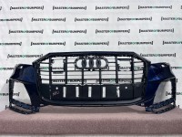 Audi Q7 S Line Suv Face Lift 2019-2023 Front Bumper Skin 6 Pdc Genuine [a120]