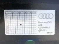 Audi R8 2012-2016 Rear Wing Passenger Side In Black Genuine 427809605