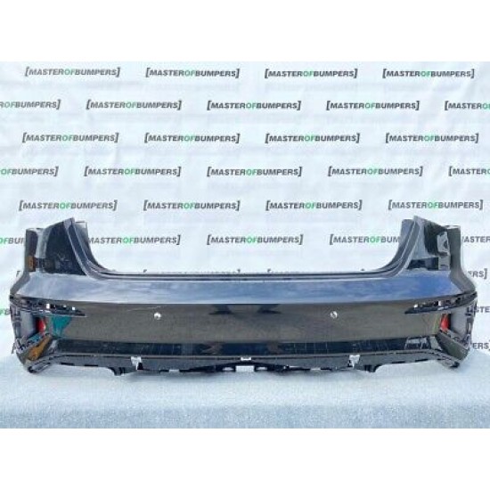 Audi A3 S Line Hatchbck 2020-on Rear Bumper In Black 4 X Pdc Genuine [a607]