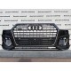 Audi Q7 Se Mk2 2016-2019 Front Bumper Grey W/grill 6 Pdc Genuine [a925]