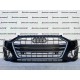 Audi A4 Sport Line B9 Face Lifting 2019-2022 Front Bumper Grey Genuine [a172]