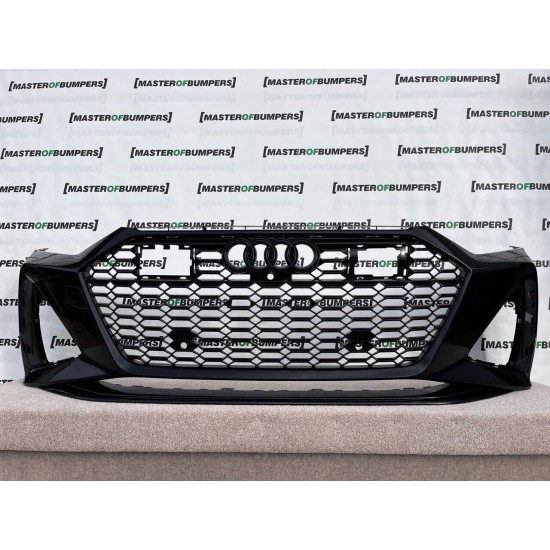 Audi Rs6 Rs7 C8 Black Edition 2020-on Front Bumper W/grill Genuine [a212]