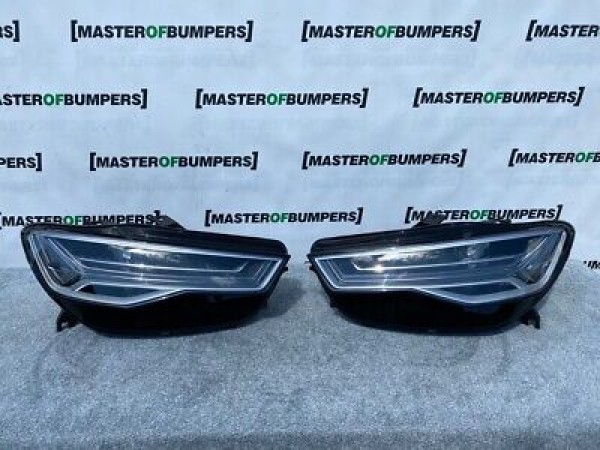 Audi Rs6 S6 A6 C7 Face Lifting 2015-2018 Matrix Headlights Pair Genuine Audi Rs6 S6 A6 C7 Face Lifting 2015-2018 Matrix Headlights Pair Genuine