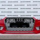 Audi A7 S Line Face Lift 2015-2018 Front Bumper Red 4 Pdc + Grill Genuine [a269]