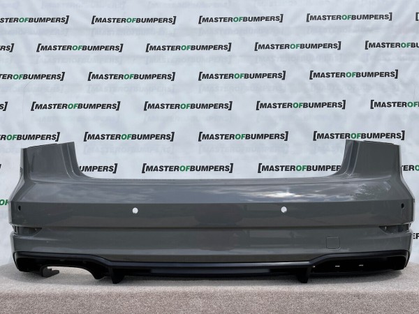 Audi A3 S Line Saloon Cabrio Lift 2016-2019 Rear Bumper 4 Pdc Genuine [a327]