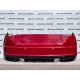 Audi Tt S Line Tts Face Lift 2019-2022 Rear Bumper Red 4 Pdc Genuine [a328]