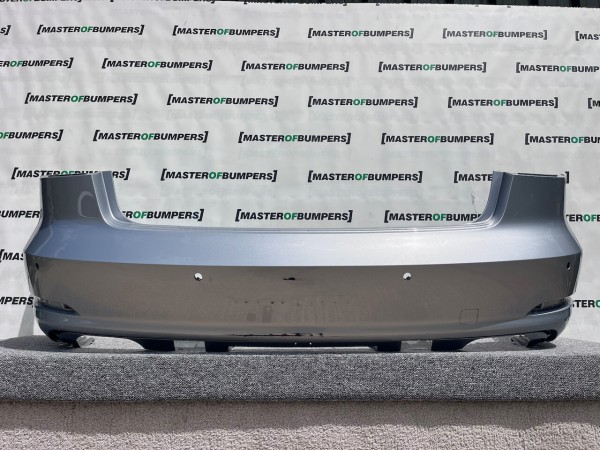 Audi A3 Sport Saloon Only 2013-2016 Rear Bumper 4 Pdc Genuine [a874]