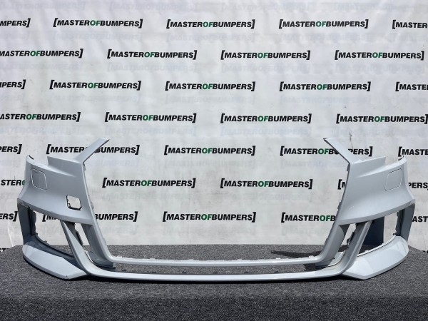 Audi A3 S-line Saloon Cabrio Lift 2016-2019 Front Bumper No Pdc Genuine [a883]