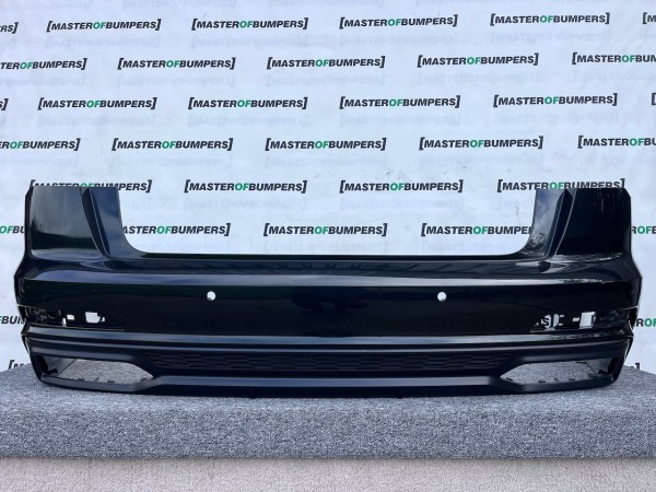Audi A6 S Line Black Edition Saloon 2019-2022 Rear Bumper 6 Pdc Genuine [a812]
