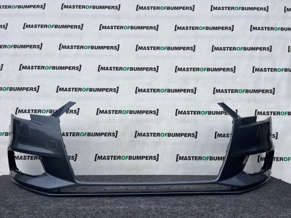 Audi A3 Se Saloon Cabrio 8v Lift 2016-2019 Front Bumper No Pdc Genuine [a955]