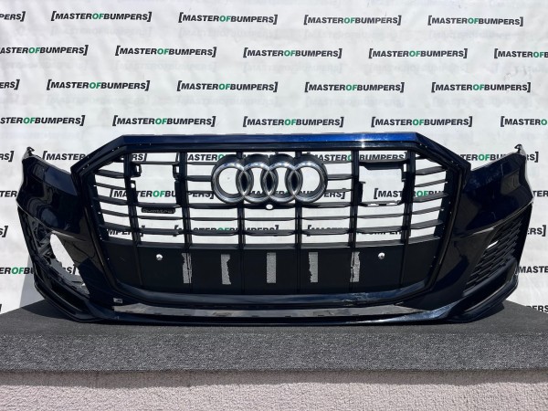 Audi Sq7 Q7 S Line Lift 2019-2022 Front Bumper W/lip 4 Pdc Genuine [a10]