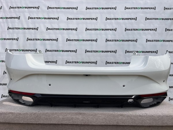 Bentley Continental Gt Gtc 2024-on Rear Bumper 6 Pdc White Genuine [p417]