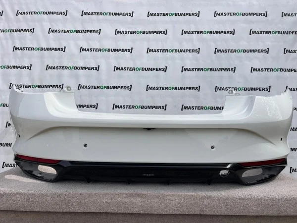 Bentley Continental Gt Gtc 2024-on Rear Bumper 6 Pdc White Genuine [p417]
