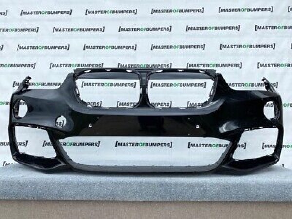 BMW X1 M Sport F48 2014-2017 Front Bumper In Black 6 X Pdc Genuine [B549]