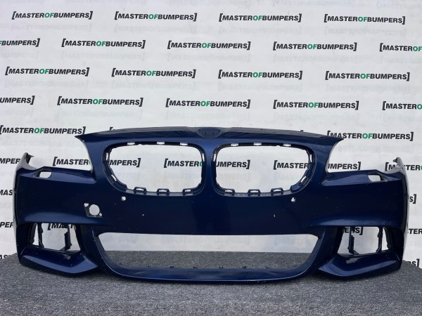 BMW 5 M Sport F10 F11 Lci 2013-2016 Front Bumper 4 Pdc + Jets Genuine [B335]