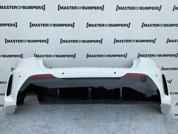 BMW 1 Series M Sport F40 2019-on Rear Bumper In White 6 X Pdc Genuine [B780]