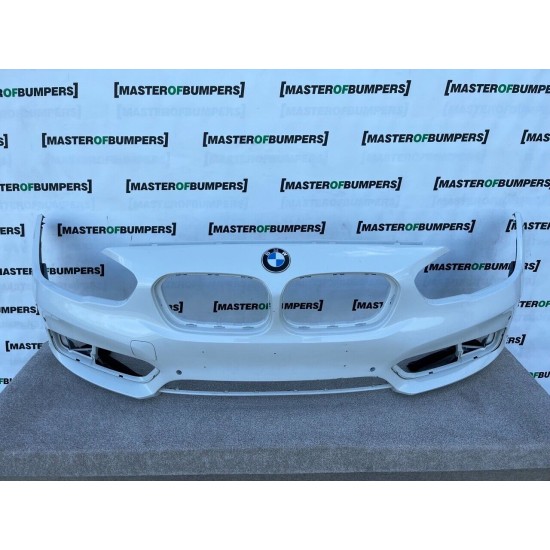 BMW 1 Sport Line F20 F21 Lci 2016-19 Front Bumper 4 Pdc No Jets Genuine [B728]