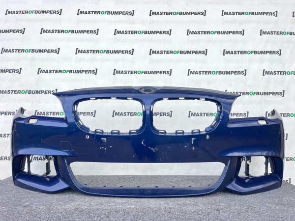 BMW 5 M Sport F10 F11 Lci 2013-2016 Front Bumper 4 Pdc + Jets Genuine [B276]