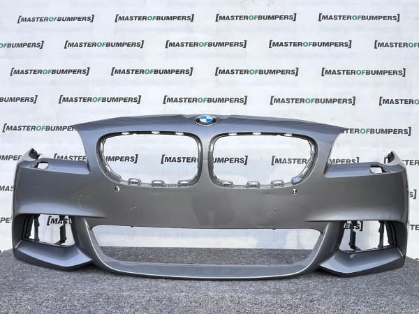 BMW 5 M Sport F10 F11 Lci 2013-2016 Front Bumper 4 Pdc + Jets Genuine [B330]