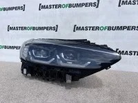 BMW 4 Series G22 G26 G23 2020-2023 Full Led Headlight O/s Right Uk Spec Genuine BMW 4 Series G22 G26 G23 2020-2023 Full Led Headlight O/s Right Uk Spec Genuine