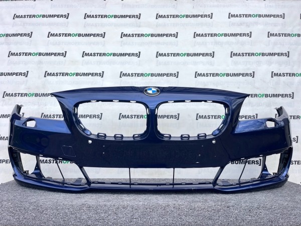 BMW 5 Se Luxury F10 F11 Lci 2013-2016 Front Bumper 4 Pdc + Jets Genuine [B277]