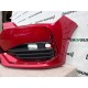 Cupra Leon Fr Hatchback Estate 2021-on Front Bumper Red 6 Pdc Genuine [o345]