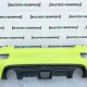 Fiat 500 Abarth 595 Face Lifting 2016-2020 Rear Bumper In Green Genuine [f771]