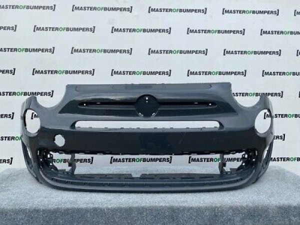 Fiat 500 S Sport 2012-2018 Front Bumper In Grey Genuine [f555]