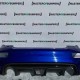Fiat 500 Abarth 595 2016-2020 Rear Bumper In Blue + Difuser Genuine [f593]