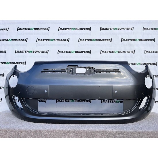 Fiat 500 Electric Icon Passion 2021-on Front Bumper Grey 6 Pdc Genuine [f190]