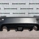 Fiat 500 Abarth 595 2016-2020 Rear Bumper In Grey + Difuser Genuine [f426]
