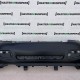 Fiat 500 S Sport Hatchback 2012-2015 Rear Bumper No Pdc Genuine [f509]
