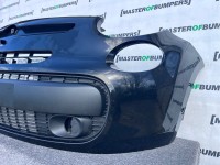 Fiat 500l Lounge Hatchback 2013-2017 Front Bumper Black Genuine [f821]