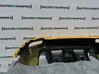 Fiat 500 Abarth 595 2016-2020 Rear Bumper In Yellow + Difuser Genuine [f590]
