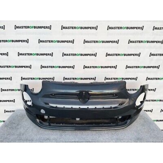 Fiat 500 Pop Face Lifting 2015-2020 Front Bumper In Grey Genuine [f955]