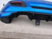 Fiat 500 S Sport 2012-2015 Rear Bumper 3 Pdc Genuine [f401]