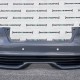 Ford Focus St Mk3 Hatchback 2014-2018 Rear Bumper 4 Pdc Genuine [f784]