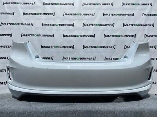 Ford Fiesta St Line Zetec S Mk7 2017-2021 Rear Bumper With Difuser Genuine [f871 Ford Fiesta St Line Zetec S Mk7 2017-2021 Rear Bumper With Difuser Genuine [f871